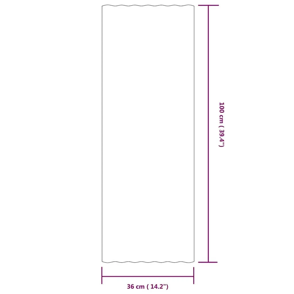 Metal Roof Panels Galvanised Steel 100x36cm Grey 12 Piece
