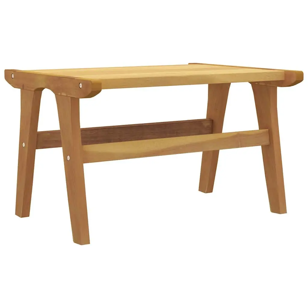 Solid Teak Wood Garden Chair with Detachable Footrest