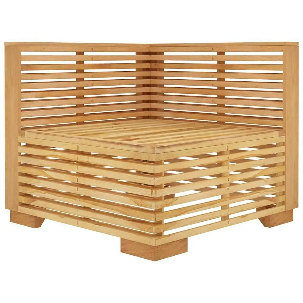 Teak Wood Corner Sofa for Outdoor Relaxation