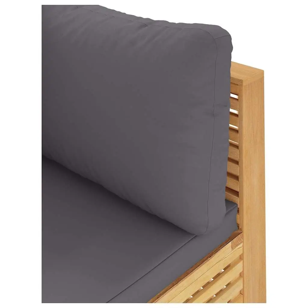 Teak Wood Corner Sofa for Outdoor Relaxation