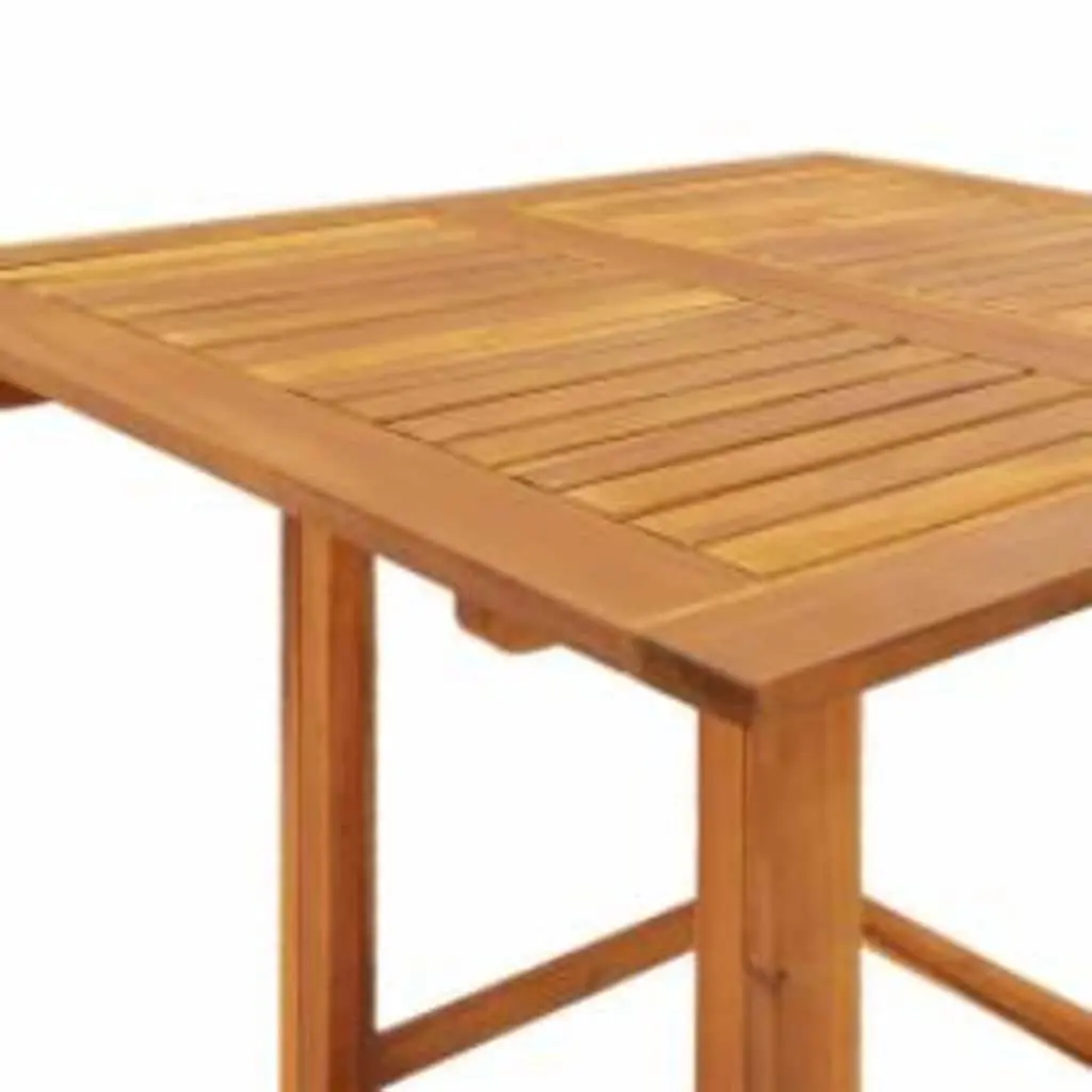 Brown Bistro Table for Outdoor Dining 75x75x110cm