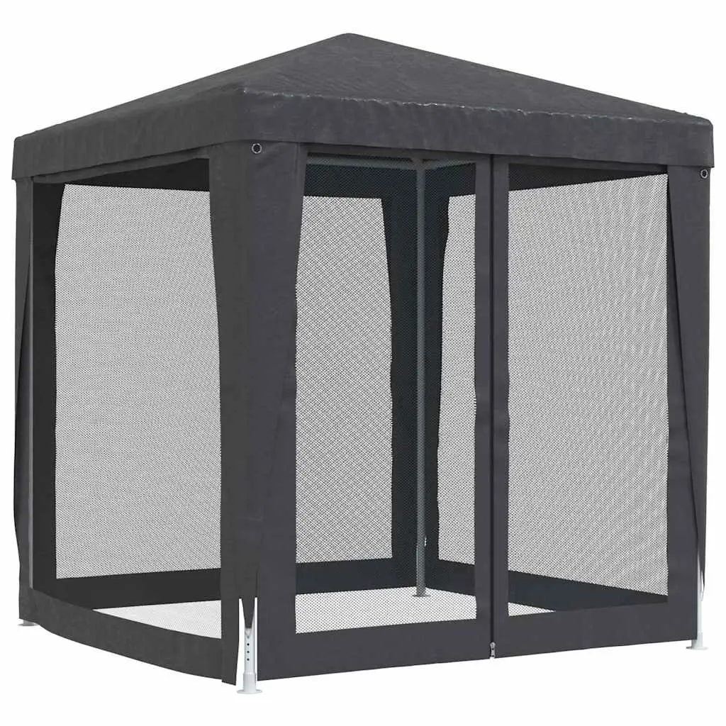 2x2m Party Tent with Mesh Walls and Iron Frame