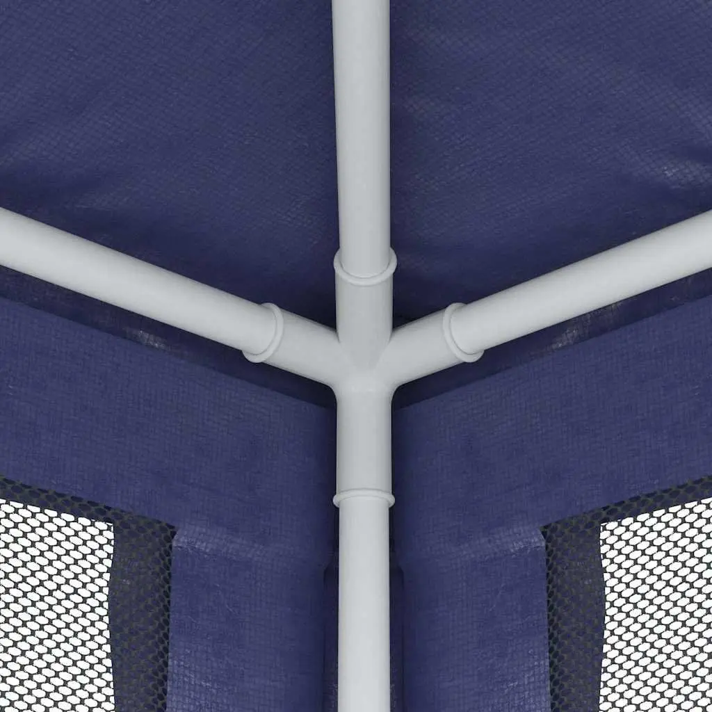 Blue Party Tent 2.5x2.5m with Mesh Walls