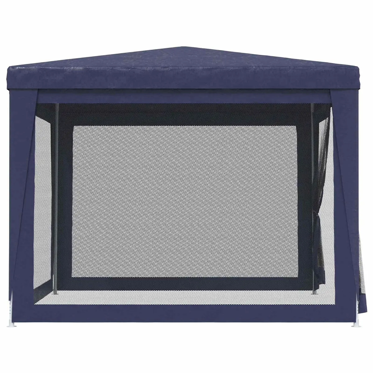 3x3m Blue Party Tent with Mesh Sidewalls