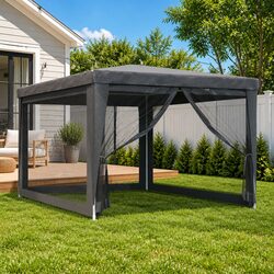 High-Quality 3x4m Outdoor Party Tent with Mesh Walls