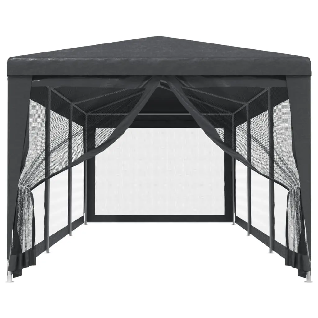 3x9m Party Tent with Eight Mesh Sidewalls