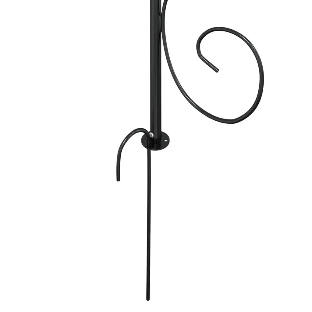 Black Steel Garden Arch for Climbing Plants
