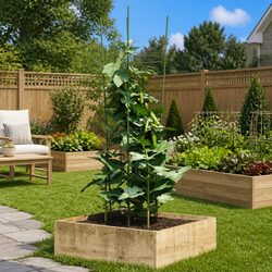 Durable 90cm Steel Plant Support Cage for Tomatoes & Flowers