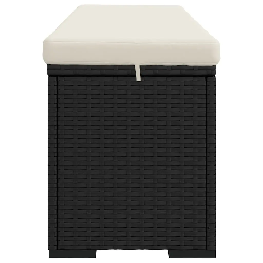 Outdoor Ottoman Bench with Removable Cushion
