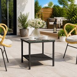 Stylish Black End Table with Durable Design