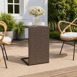 Stylish Brown C Table 40x35x60cm for Living Spaces