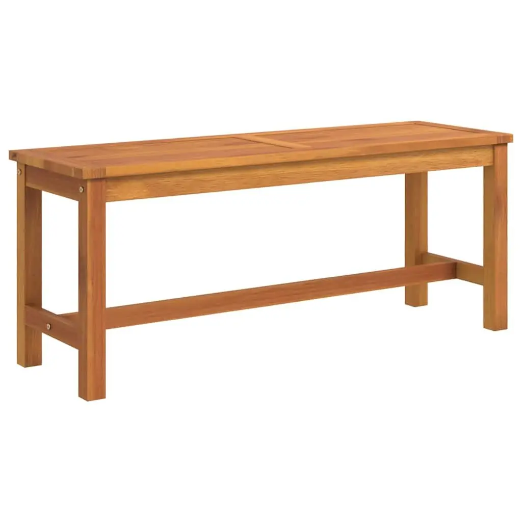 Solid Acacia Wood Garden Bench for Outdoor Use