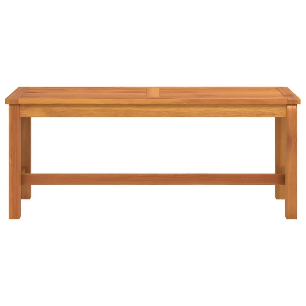 Solid Acacia Wood Garden Bench for Outdoor Use