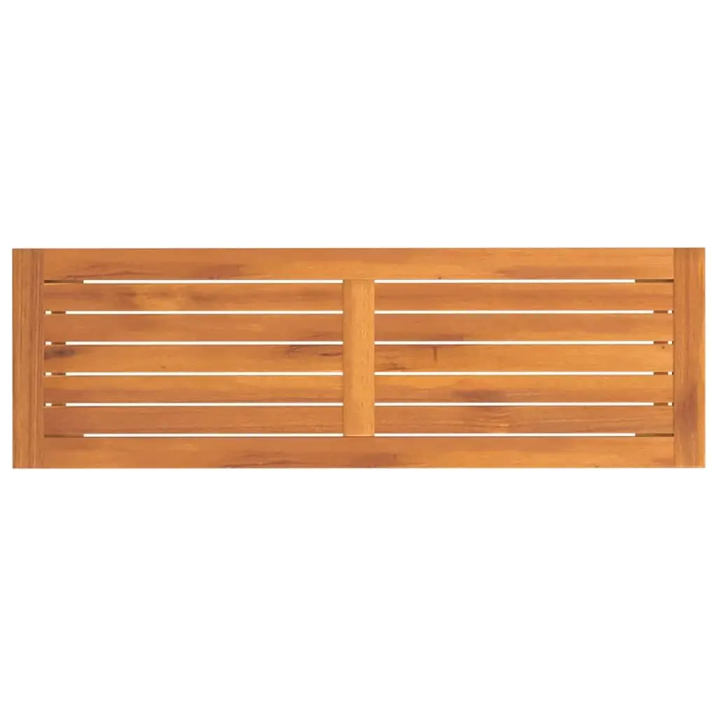 Solid Acacia Wood Garden Bench for Outdoor Use