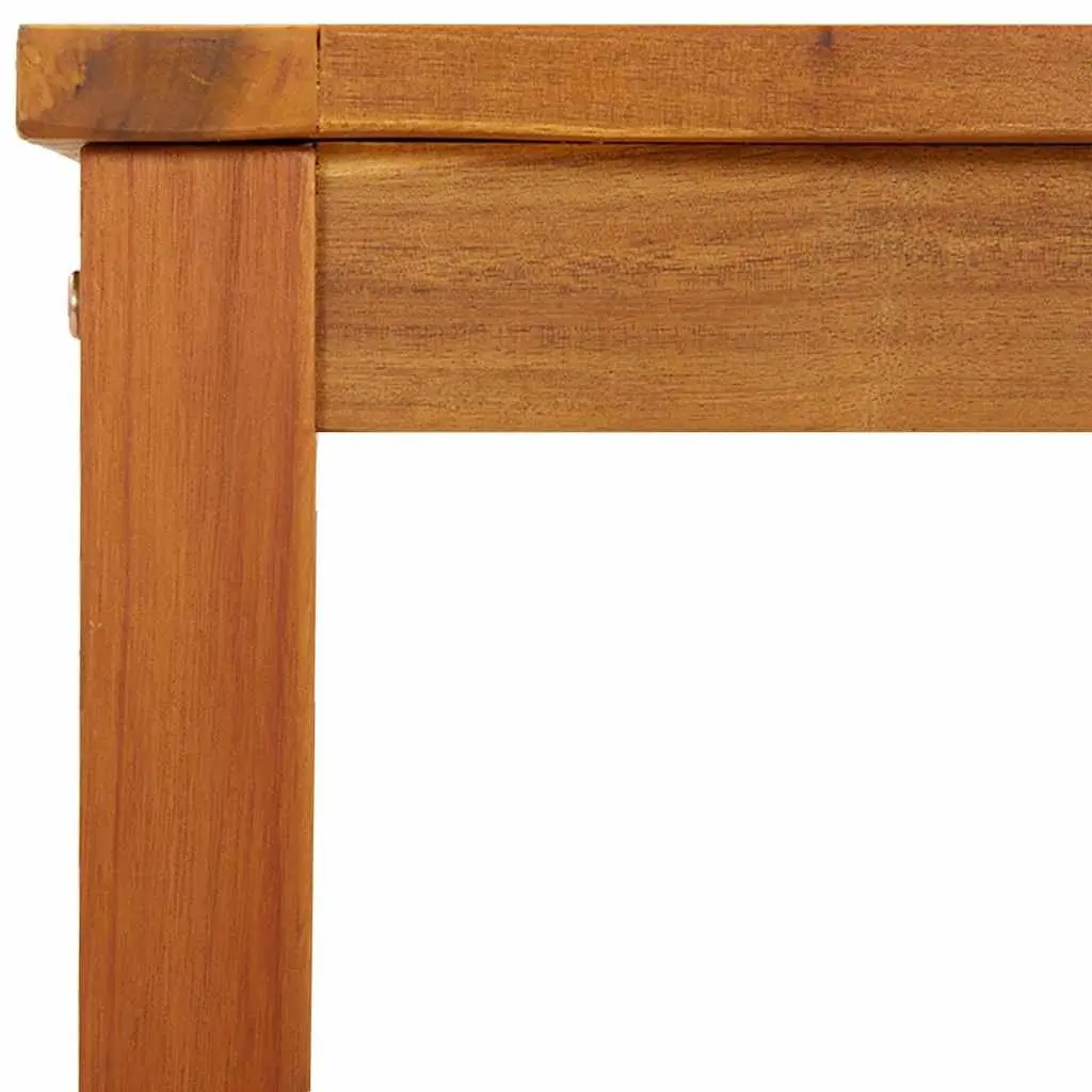 Solid Acacia Wood Garden Bench for Outdoor Use