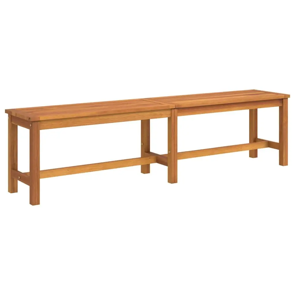 Brown Solid Wood Acacia Garden Bench 180cm