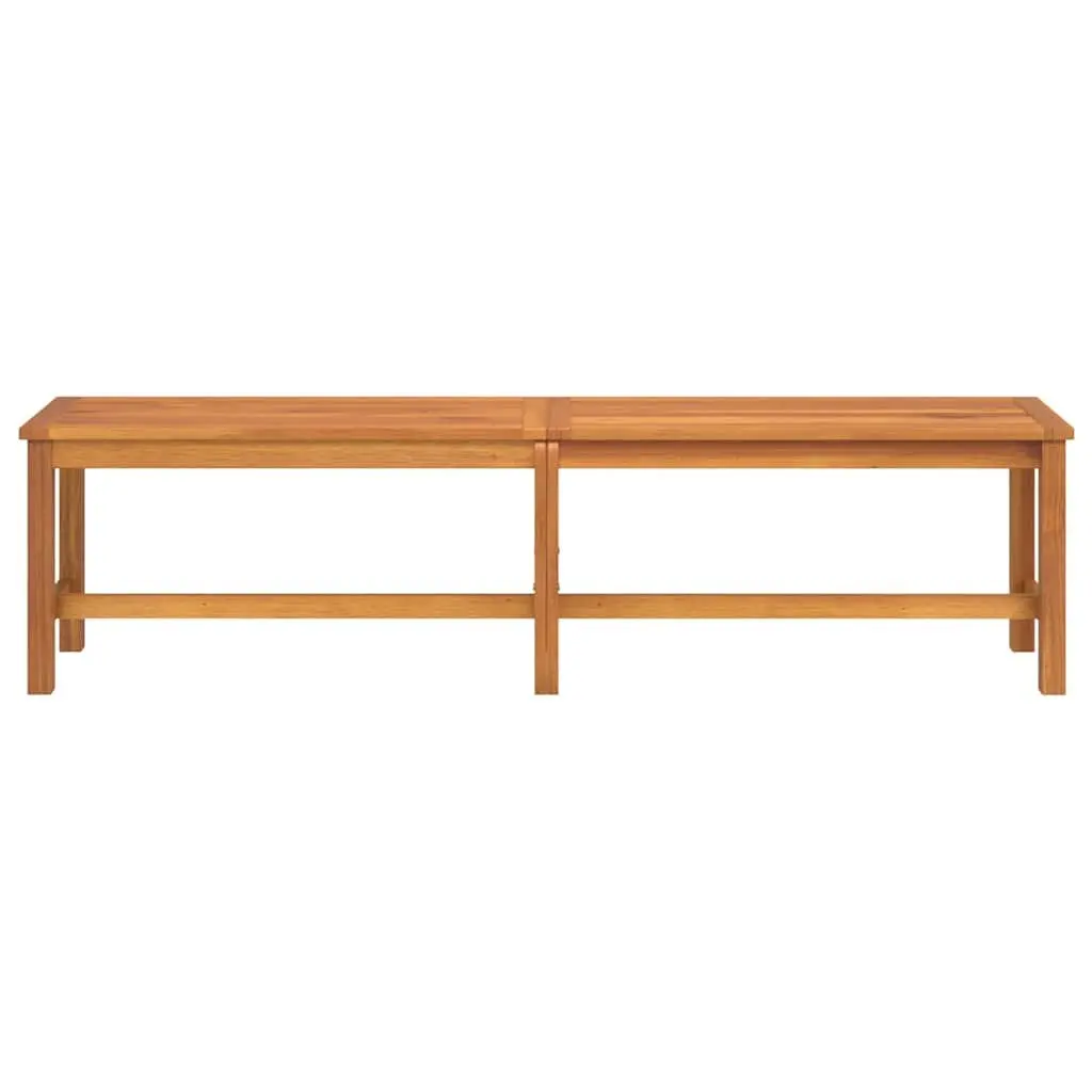 Brown Solid Wood Acacia Garden Bench 180cm