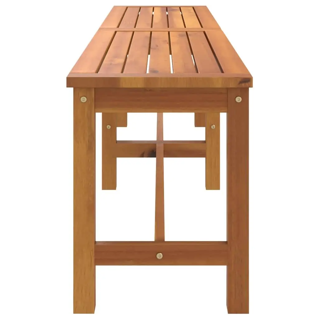 Brown Solid Wood Acacia Garden Bench 180cm