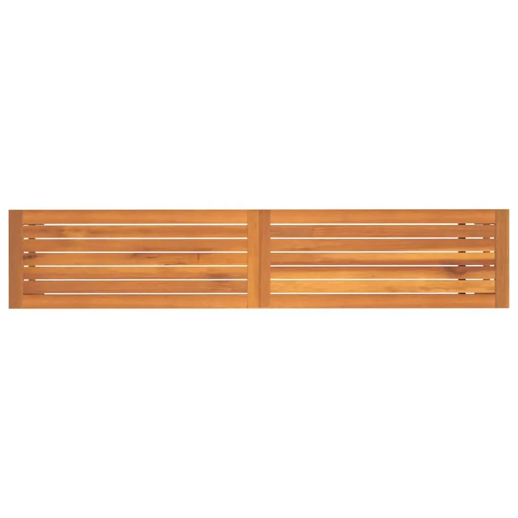 Brown Solid Wood Acacia Garden Bench 180cm
