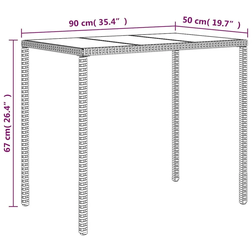 Garden Lounge Set Poly Rattan Grey 4 Piece Outdoor Furniture with Cushions