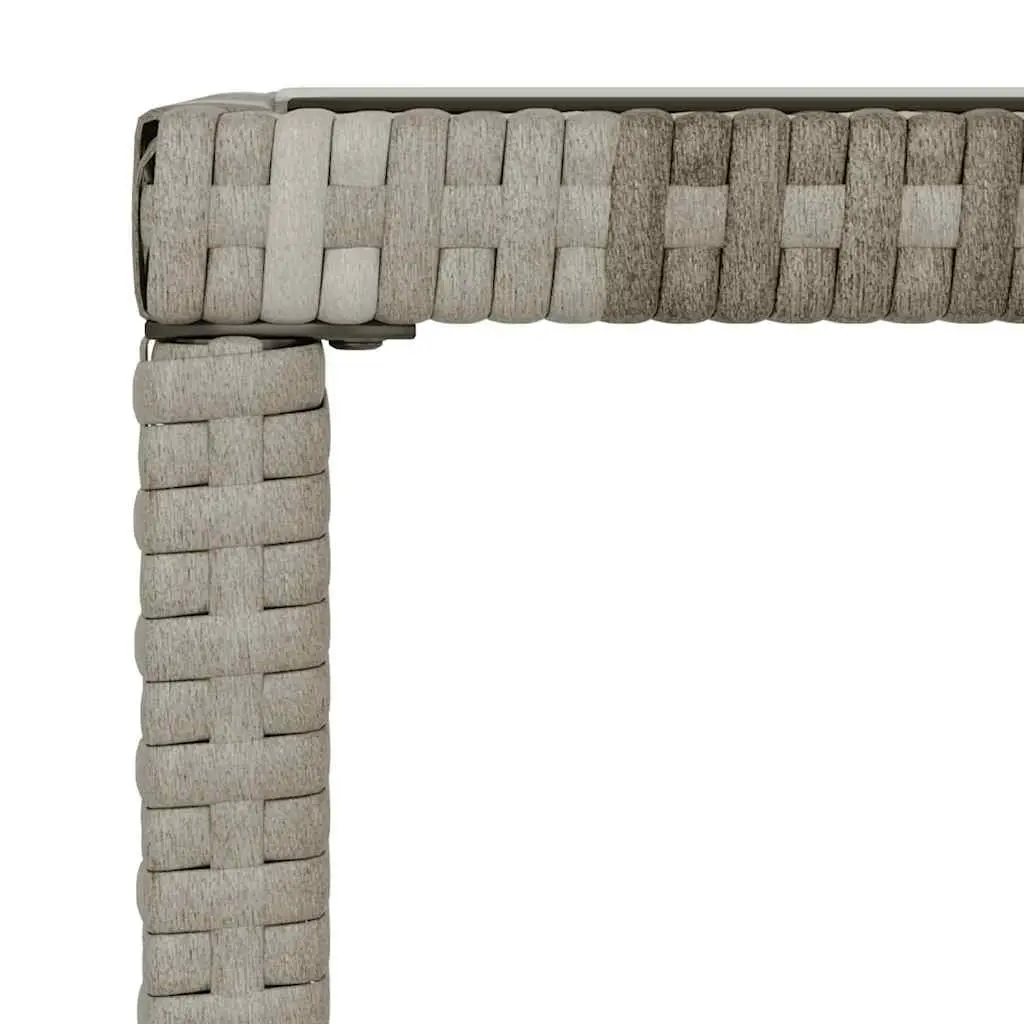 Garden Lounge Set Poly Rattan 6 Piece Outdoor Furniture Grey with Cushions