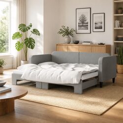 Sturdy Daybed with Trundle for Stylish Living Spaces