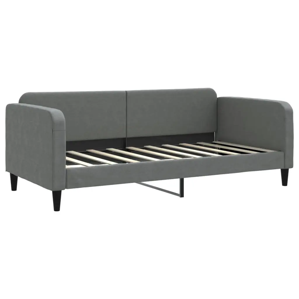 Grey Sofa Bed with Trundle and Storage Drawers
