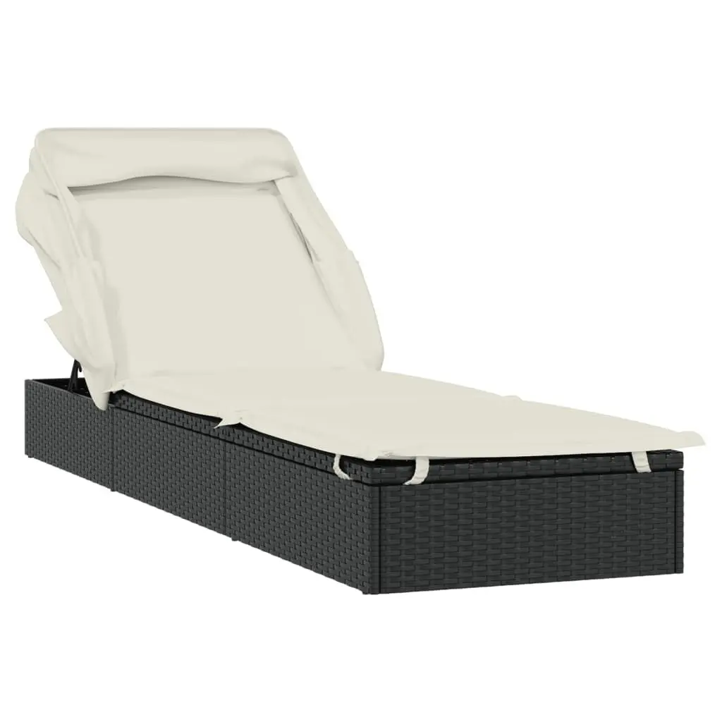 Adjustable Outdoor Daybed with Foldable Roof