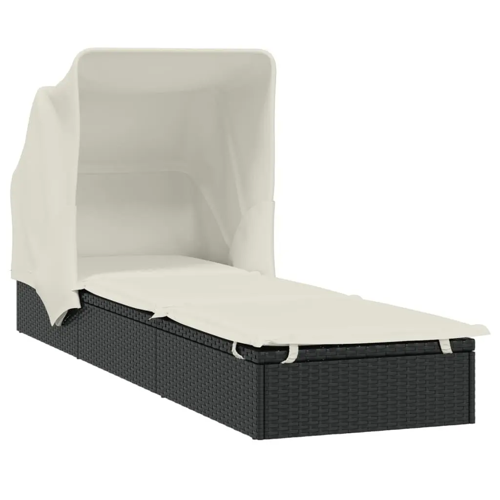 Adjustable Outdoor Daybed with Foldable Roof
