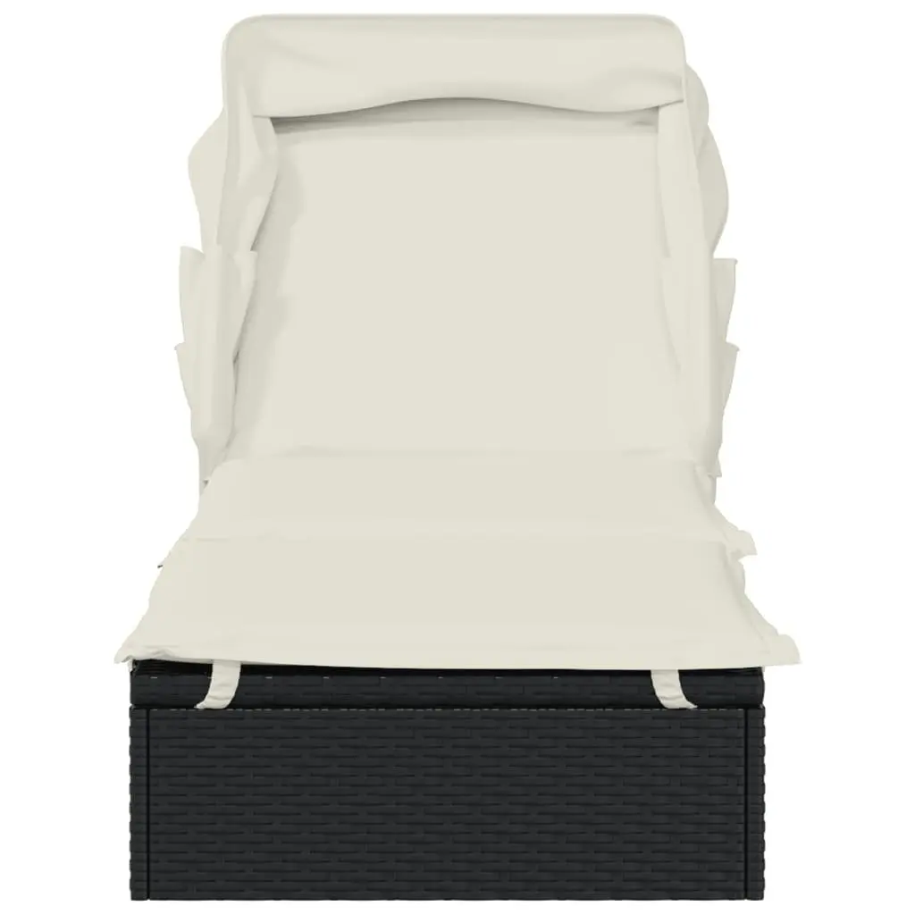 Adjustable Outdoor Daybed with Foldable Roof