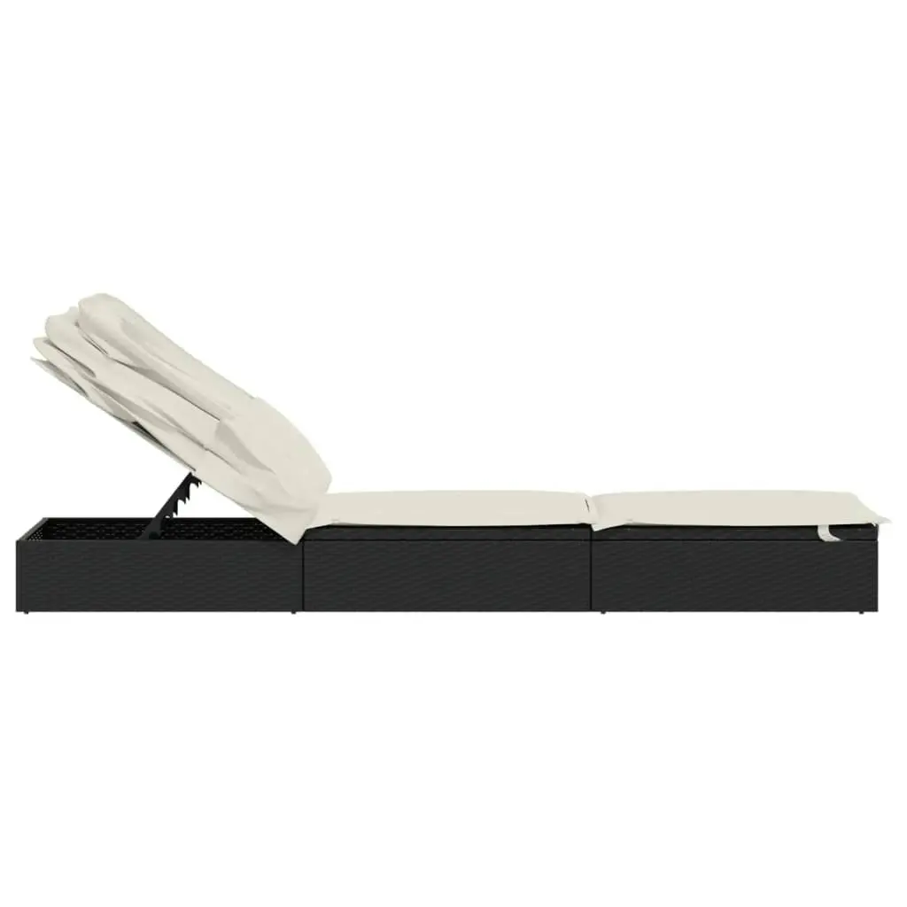 Adjustable Outdoor Daybed with Foldable Roof