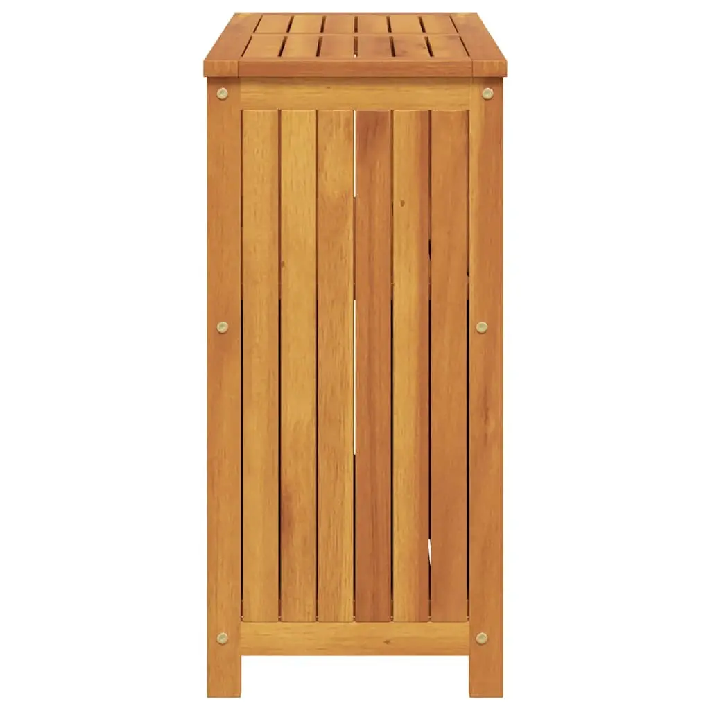 Garden Console Table Solid Acacia Wood 80x35x75cm Brown