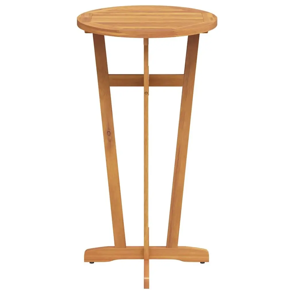 Garden Bar Table Ø60x105cm Outdoor Bistro High Top Cocktail Furniture Brown