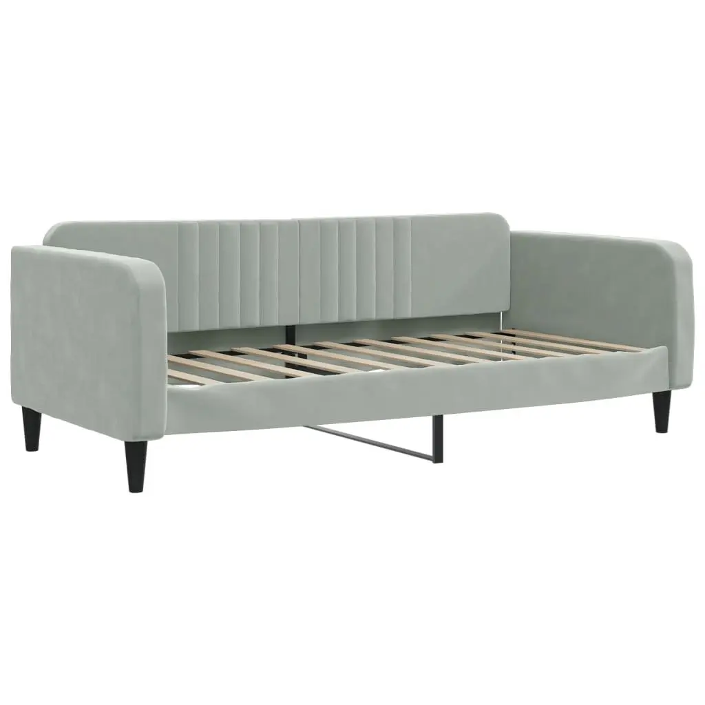 Grey Daybed with Trundle for Space-Saving Comfort