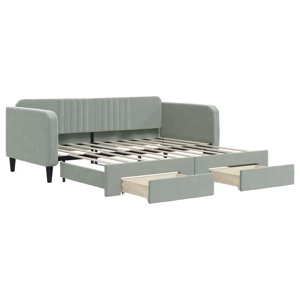 Daybed with Pull-Out Trundle and Storage Drawers