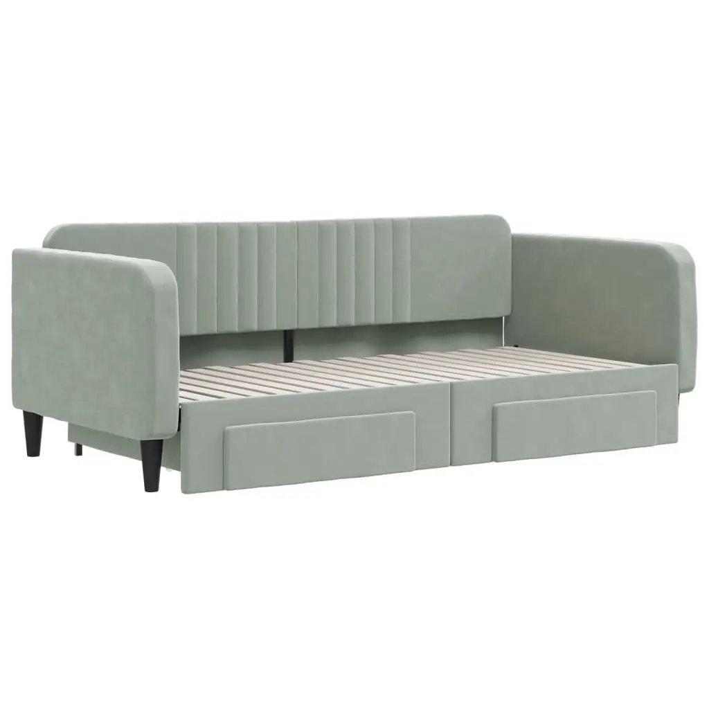 Daybed with Pull-Out Trundle and Storage Drawers
