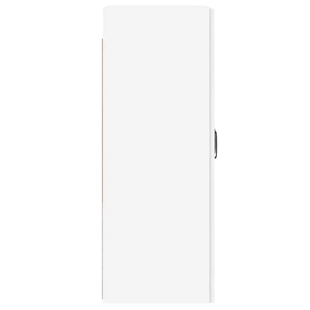 Wall Mounted Cabinets Engineered Wood 2 Piece White Glass Door