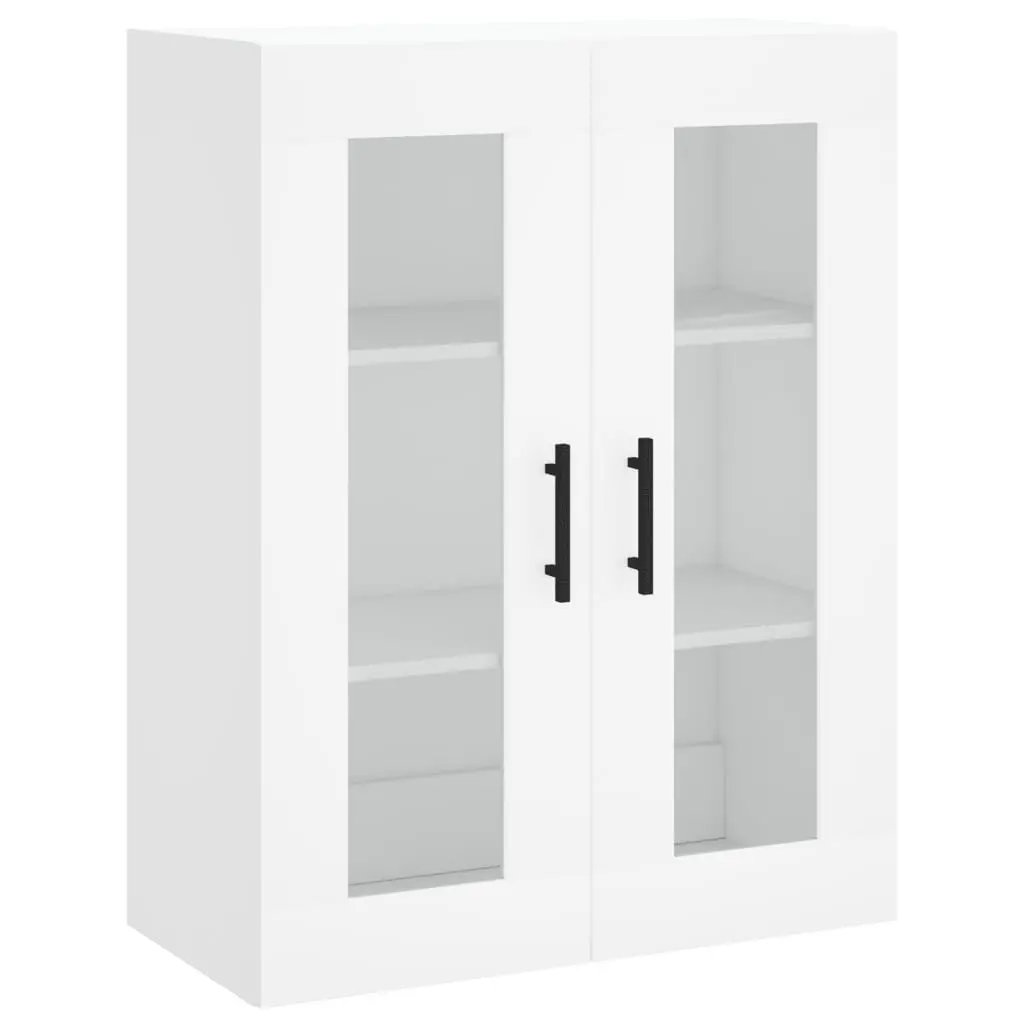 Wall Mounted Storage Cabinets with Glass Doors