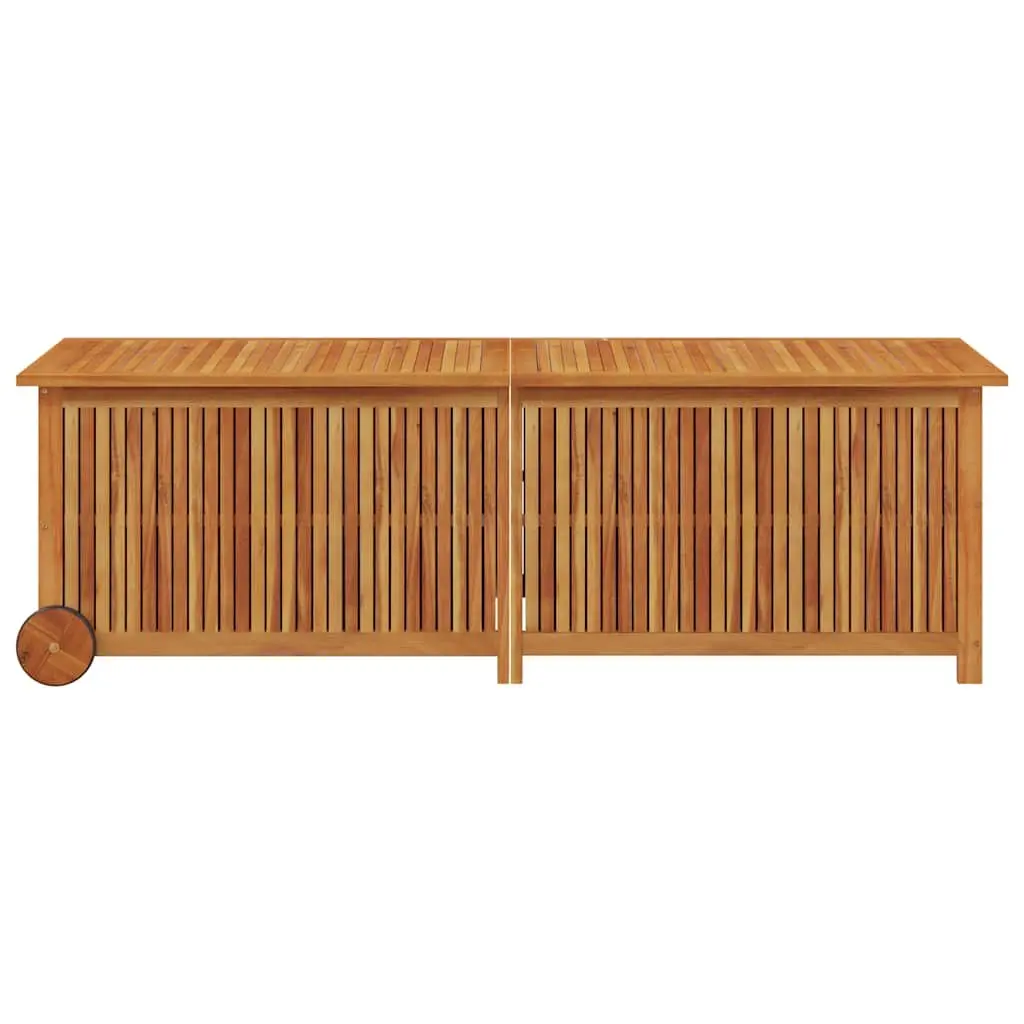 Garden Storage Box Solid Acacia Wood 150x50x58cm Brown
