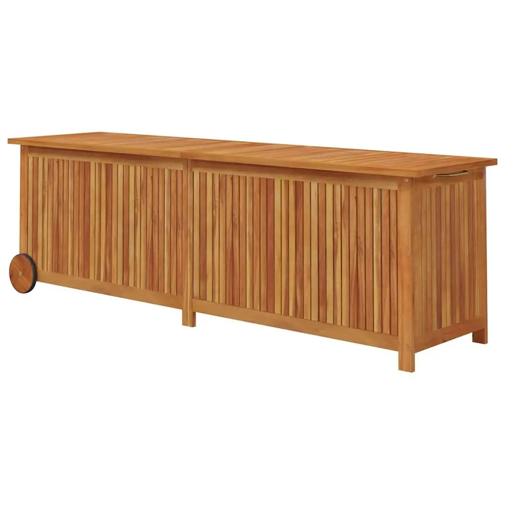 Garden Storage Box Solid Acacia Wood 150x50x58cm Brown