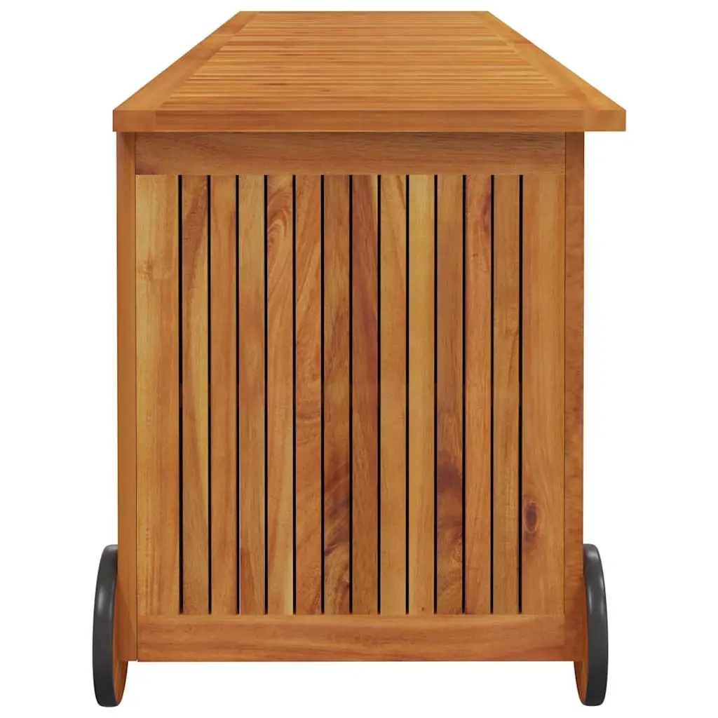 Garden Storage Box Solid Acacia Wood 150x50x58cm Brown