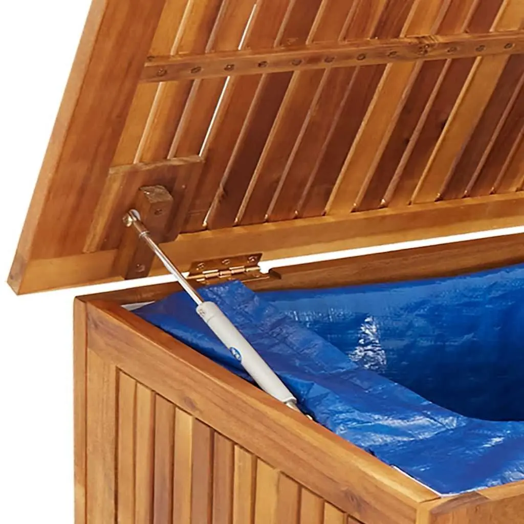 Garden Storage Box Solid Acacia Wood 150x50x58cm Brown