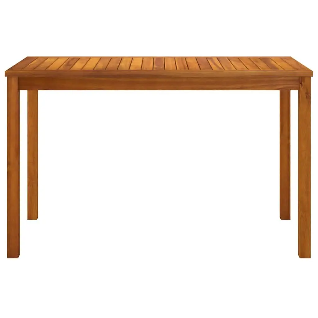 Garden Dining Table Solid Acacia Wood Brown 110x55x67cm