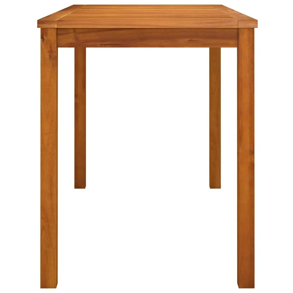 Garden Dining Table Solid Acacia Wood Brown 110x55x67cm