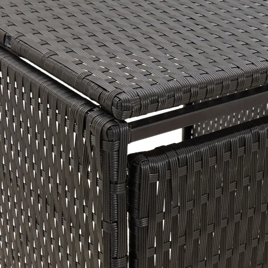 Double Wheelie Bin Shed for Outdoor Storage
