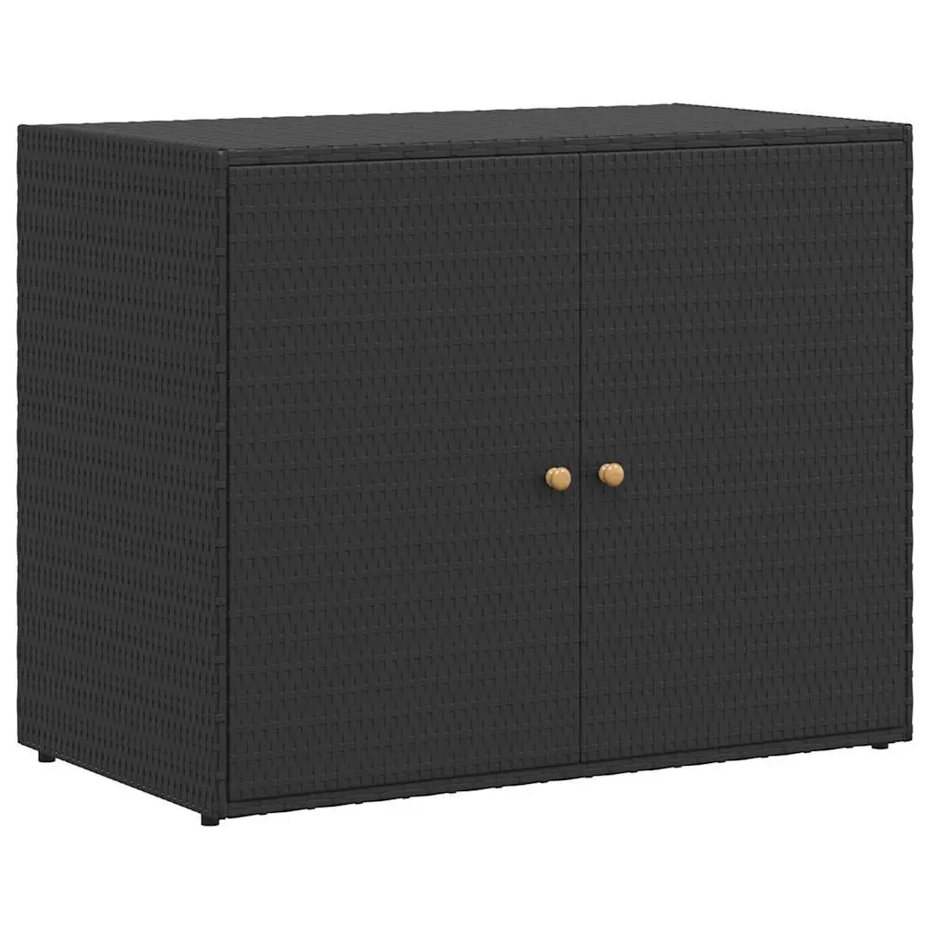 Black Outdoor Storage Cabinet for Garden Tools