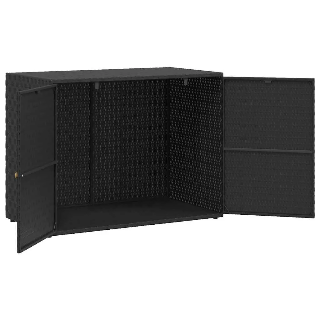 Black Outdoor Storage Cabinet for Garden Tools