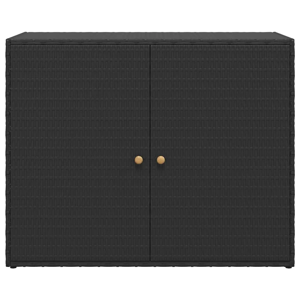 Black Outdoor Storage Cabinet for Garden Tools