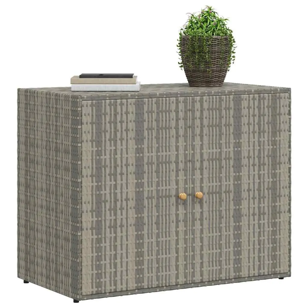 Grey Garden Storage Cabinet 100x55.5x80cm