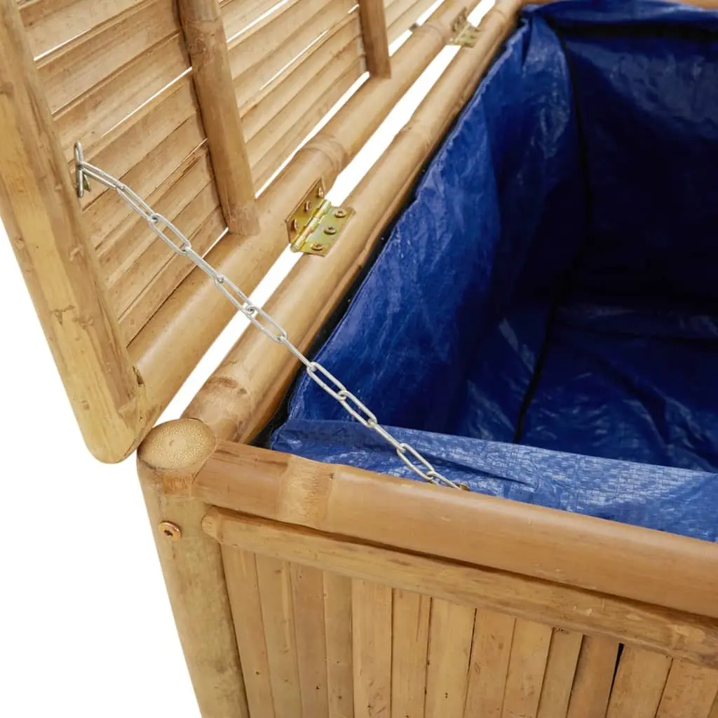Bamboo Garden Storage Box for Outdoor Use